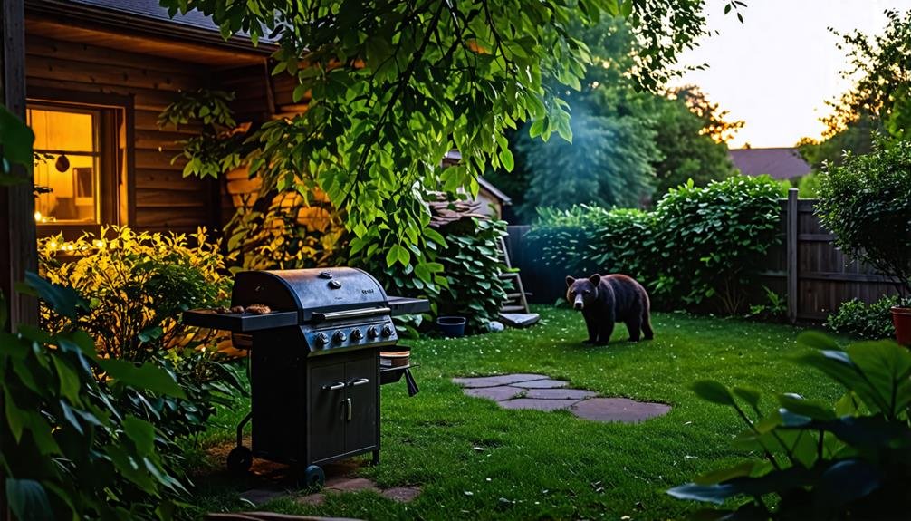 bears drawn by food