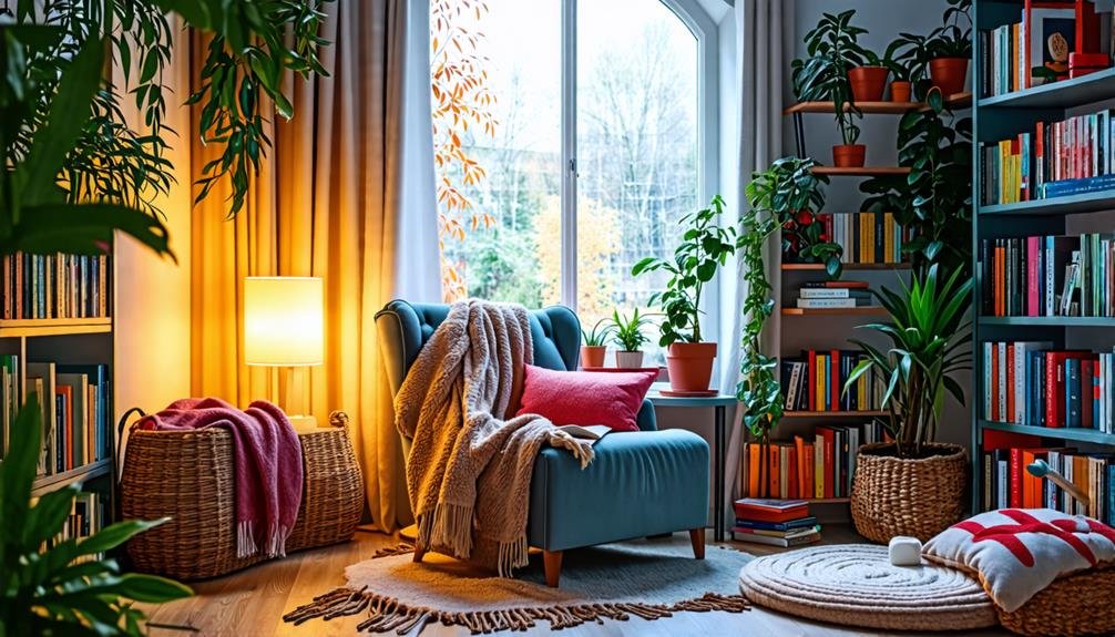 creating a cozy reading nook