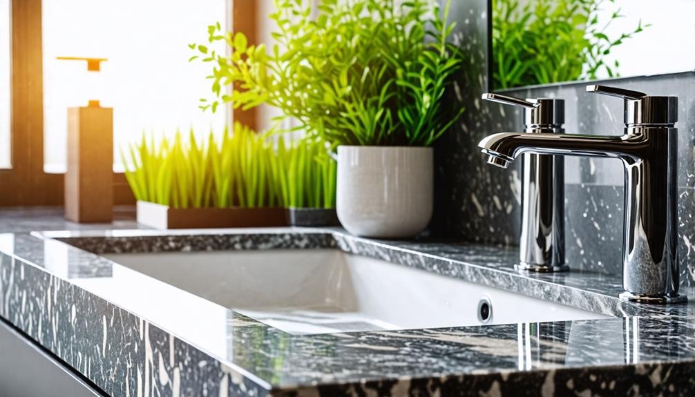 durable bathroom countertops for rentals