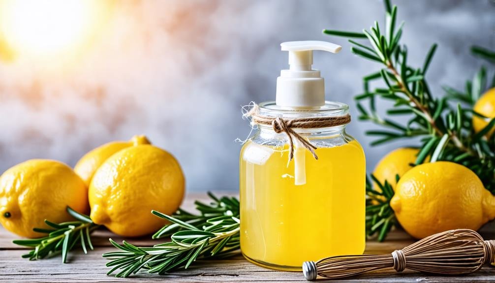 homemade lemon hand soap