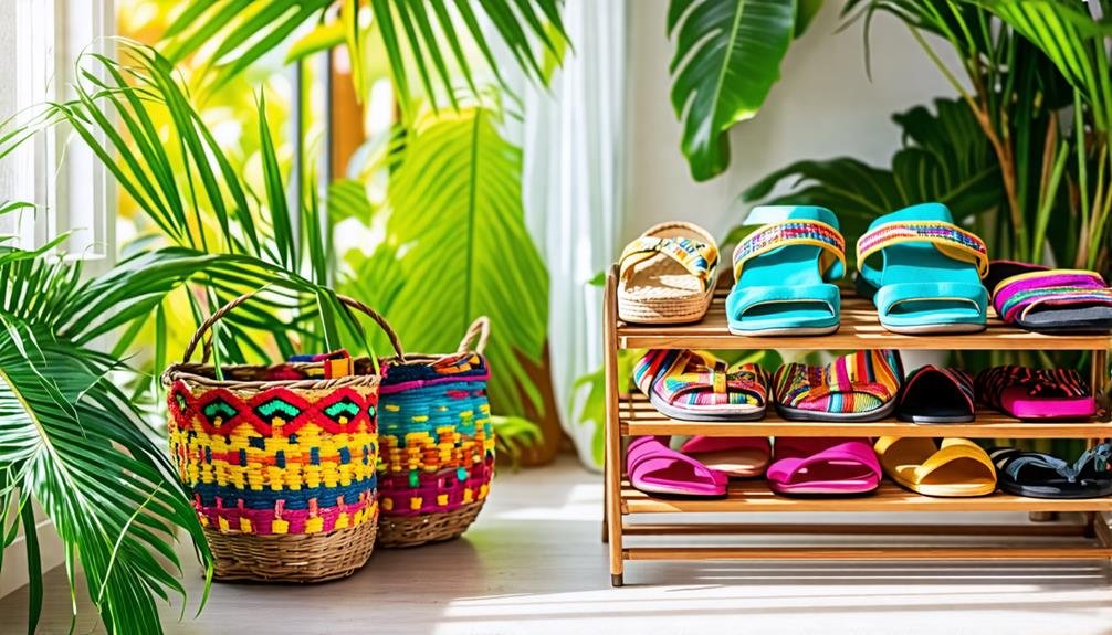 organizing your sandal collection