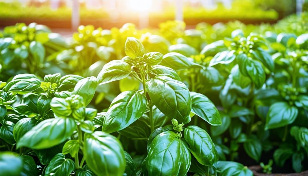 pruning basil plants correctly