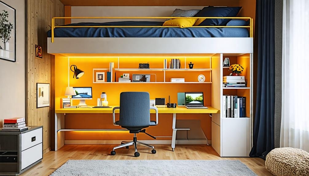 space saving loft beds