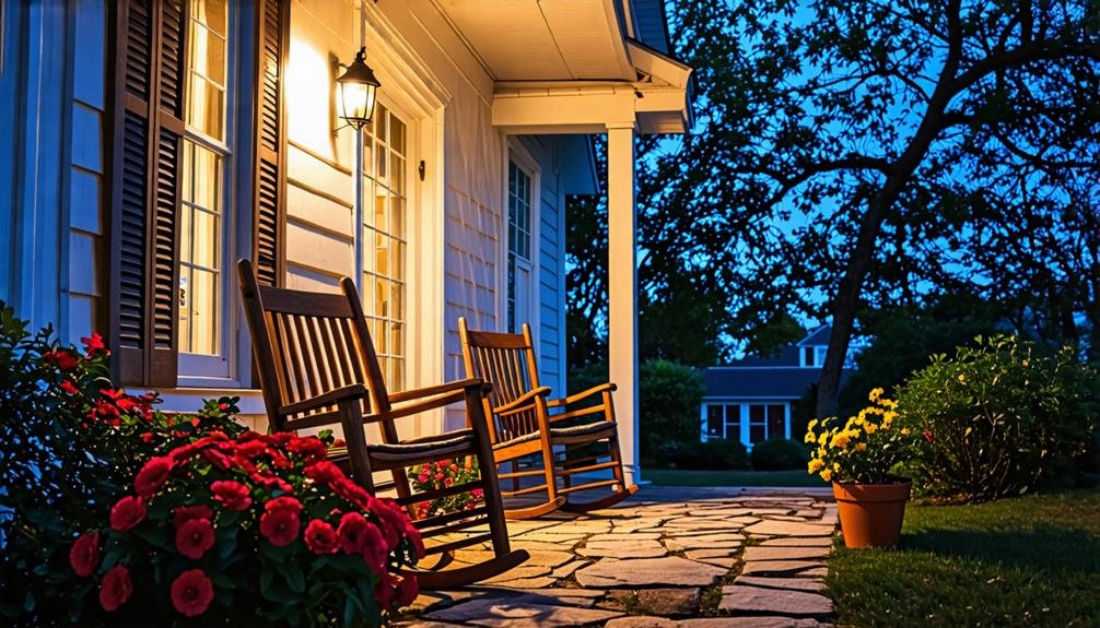 white porch light symbolism